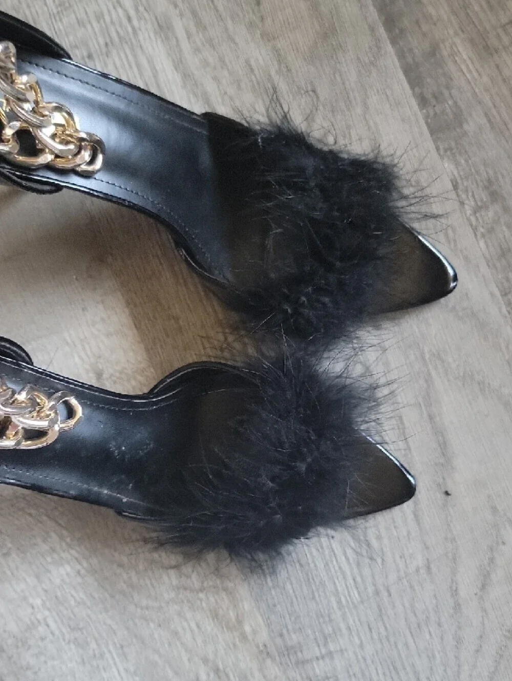 Fashion Nova Size 11 Amalia Chain Heels
